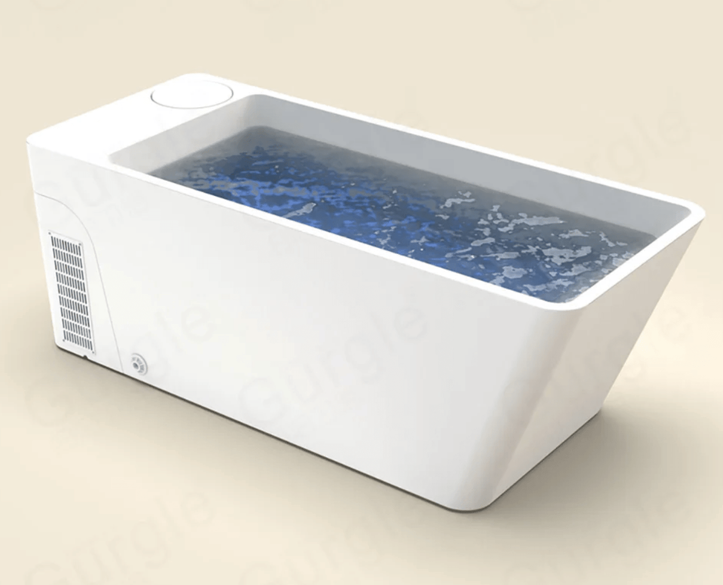 Acrylic All-In-One Plunge Pool with Integrated Chiller/Heater