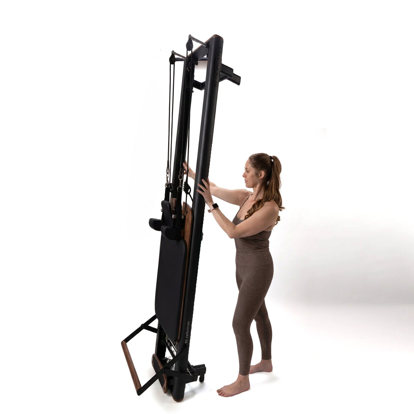 fit™ Reformer with Long/Short Box – Peak Pilates® Space-Saving Reformer