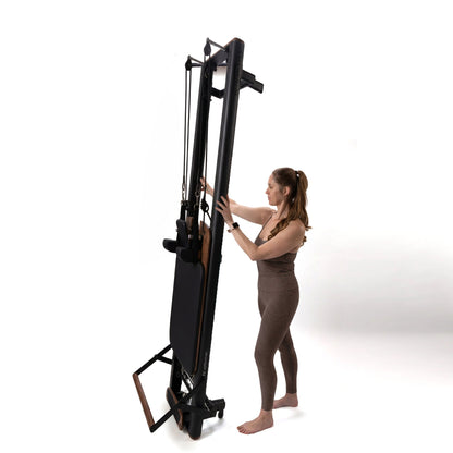 fit™ Reformer with Long/Short Box – Peak Pilates® Space-Saving Reformer
