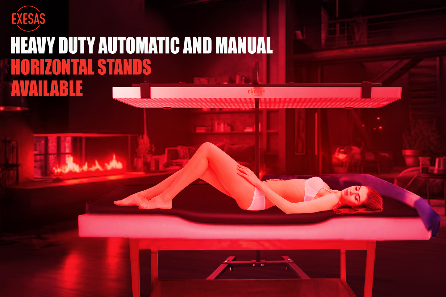 EXESAS Full Body Red Light Therapy Panel – 1,008 LED Dual-Chip Device, 4-Wavelength Infrared Light Therapy