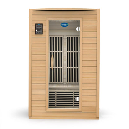 2-Person Carbon Infrared Sauna – Canadian Hemlock, 1700W, Premium Audio