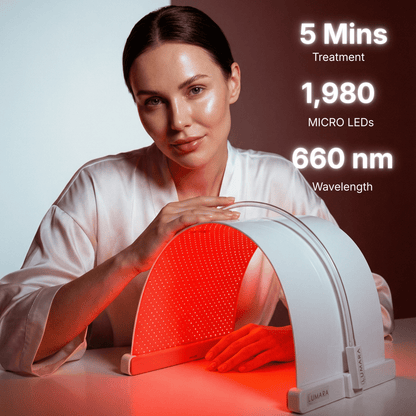 Illuminate Red V2 by Lumara – 1,980 LED Red Light Therapy Panel, 660nm Wavelength