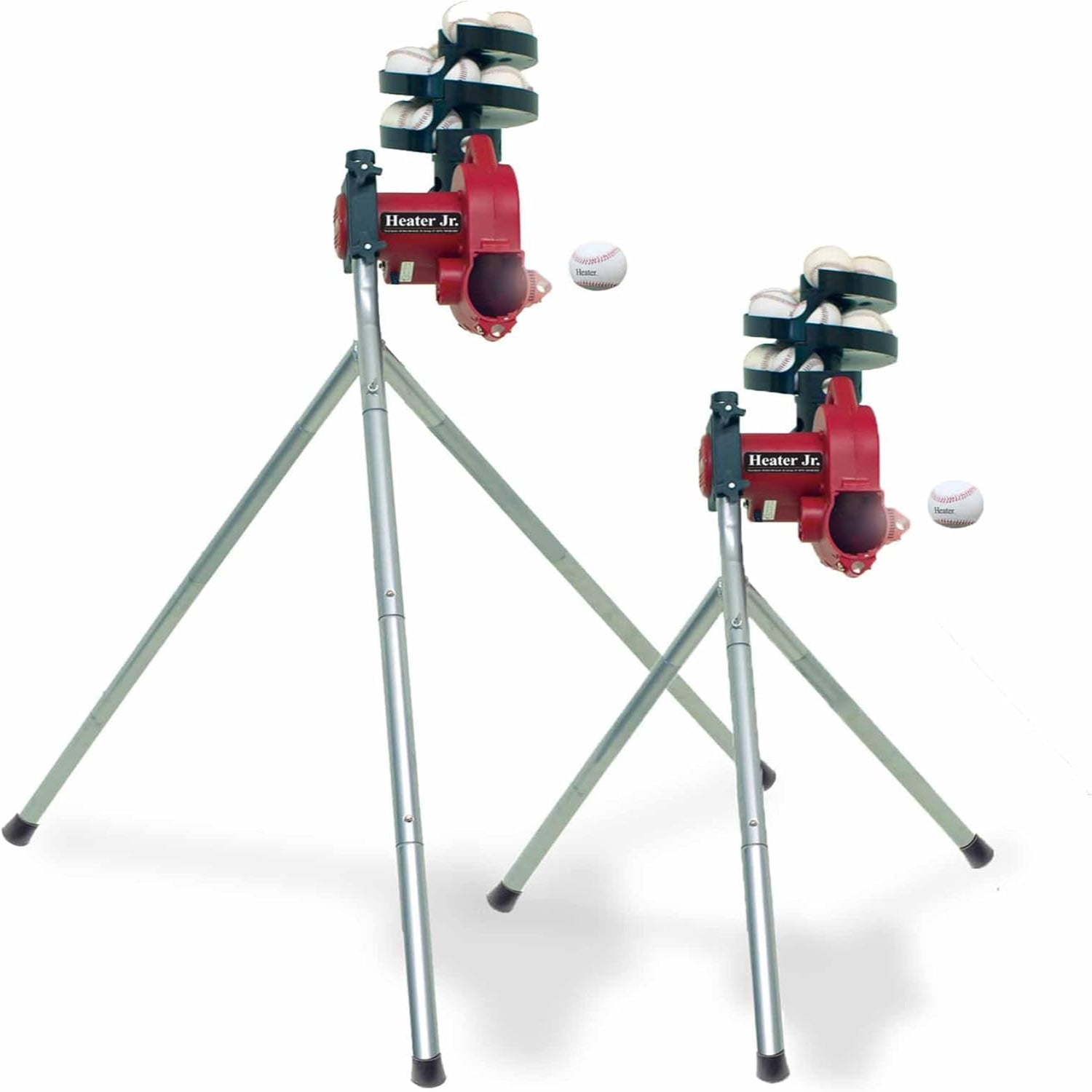 Sports Junior Baseball Pitching Machine, Portable, and Adjustable with Variable Speed and Angle, Perfect for Kids' Batting Practice, Skill Development, and Backyard Training