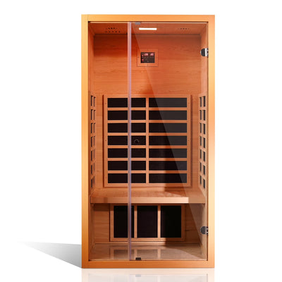Extendable Far Infrared Sauna – Hemlock Wood, Low EMF, 6 Carbon Heaters