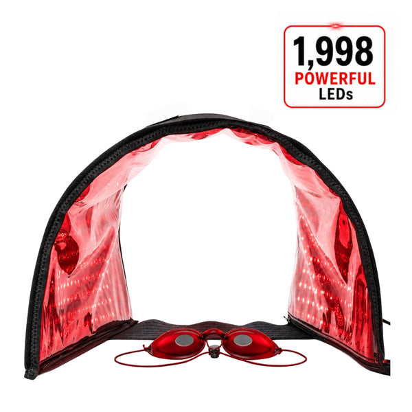 Red Light Therapy Device - VersaDome Pro 2-in-1 – 1,998 LED Face & Body Panel