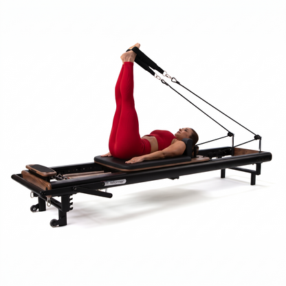 fit™ Reformer with Long/Short Box – Peak Pilates® Space-Saving Reformer