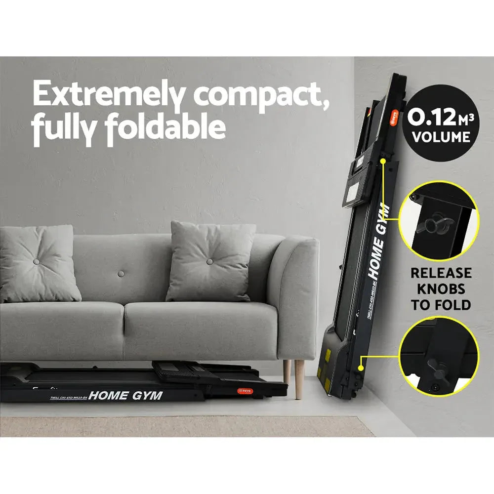 Everfit Electric Treadmill – Fully Foldable, 1–14 km/h
