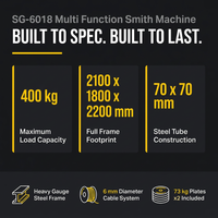 Excellent Home Gym Equipment Multi Function Smith Machine with Customized Logo — Results & Stats