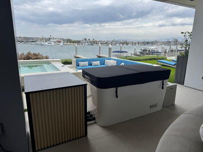 RevX Alic X Tub Cold Plunge + LUX High-Performance Chiller & Filtration System