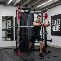 Multi-Power Rack for Home Gym Sport Bodybuilding Equipment Metal Cable Crossover Multifunctional Smith Machine — Lifestyle