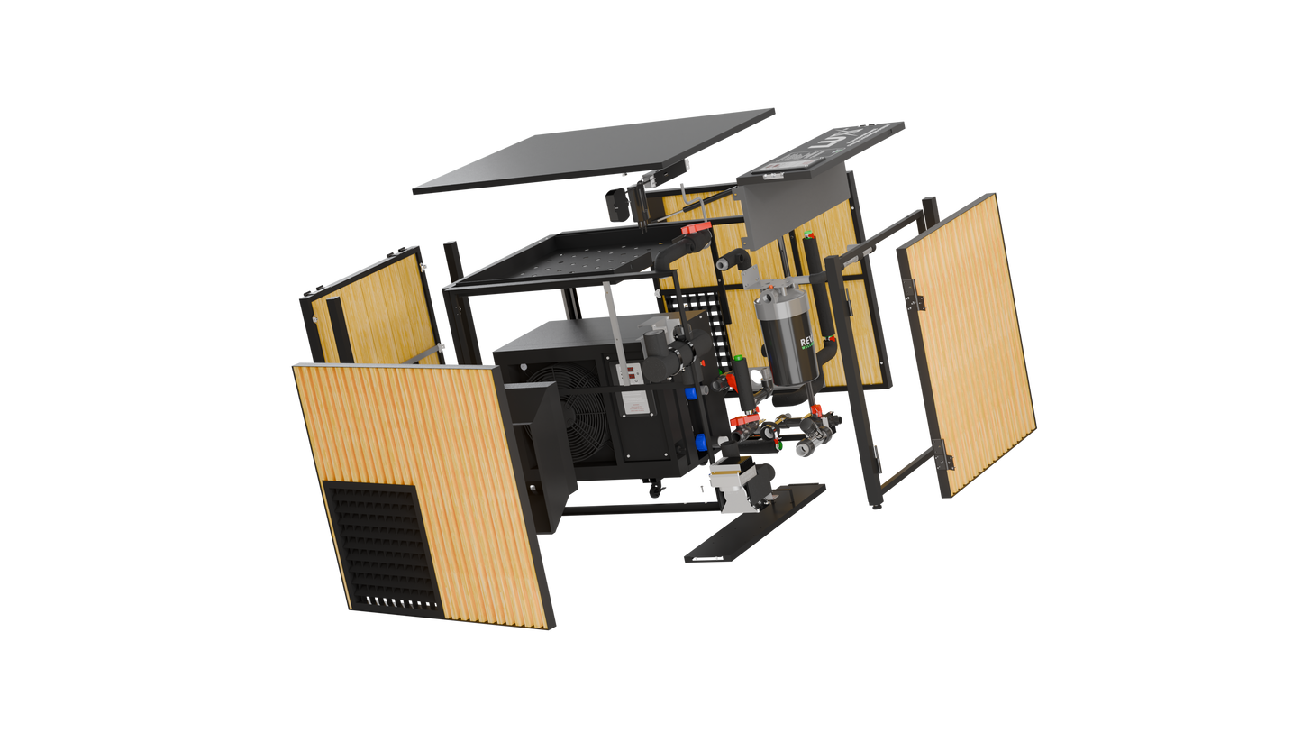 RevX Alic X Tub Cold Plunge + LUX High-Performance Chiller & Filtration System
