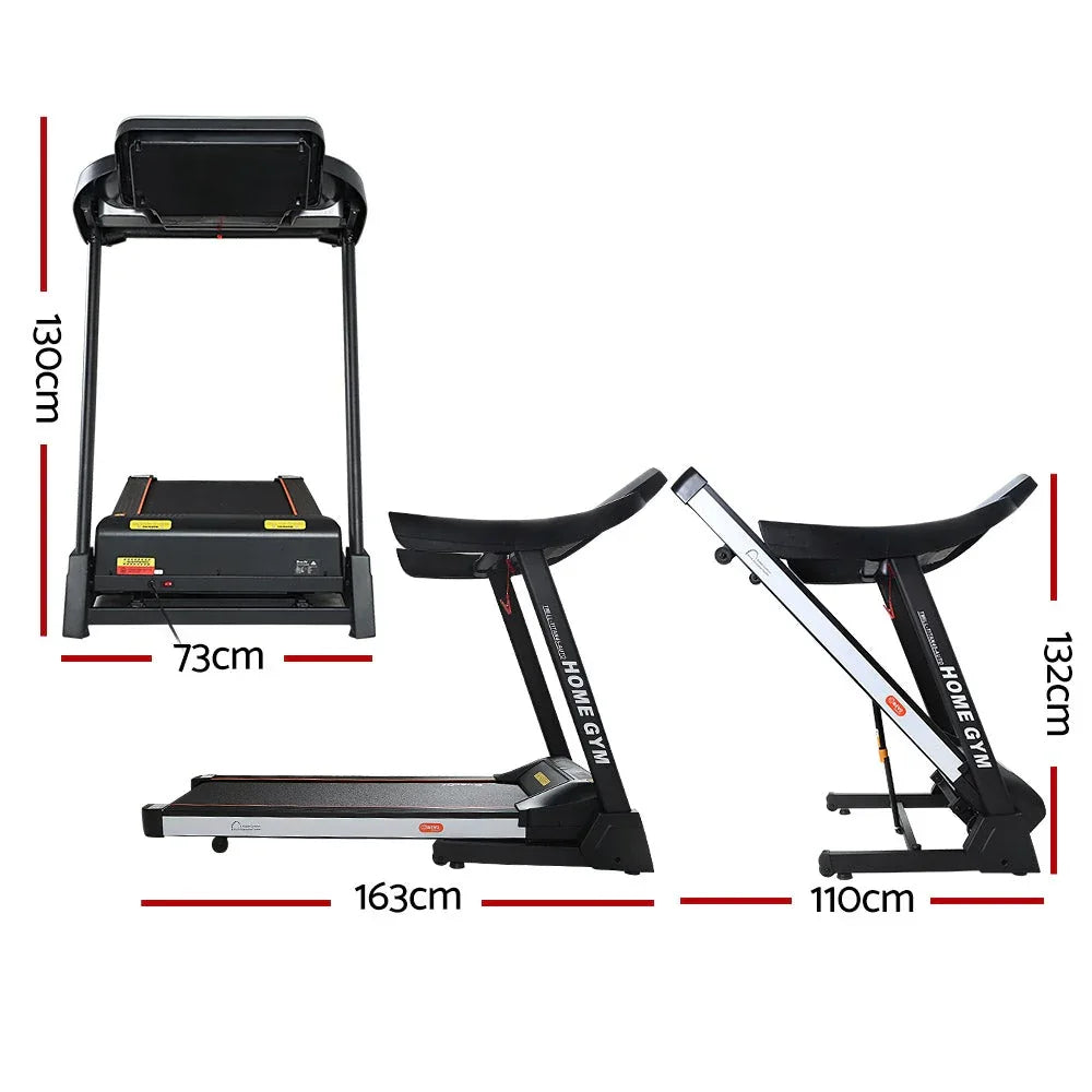 Everfit Electric Treadmill 45cm – 18km/h, 3.5HP, Auto Incline