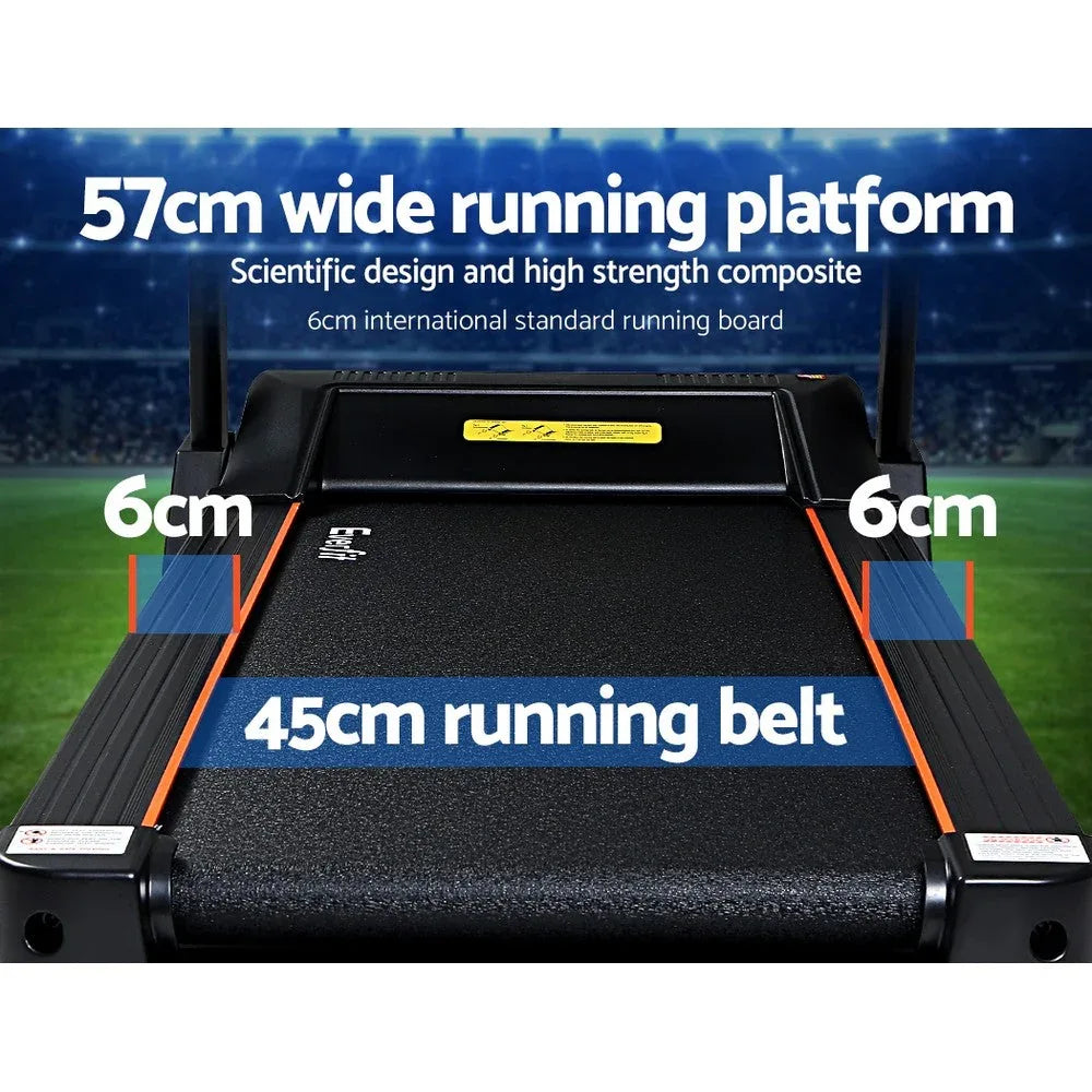 Everfit Electric Treadmill 45cm – 18km/h, 3.5HP, Auto Incline