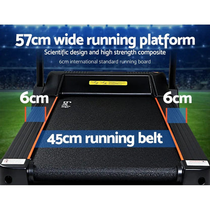 Everfit Electric Treadmill 45cm – 18km/h, 3.5HP, Auto Incline
