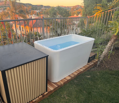 RevX Alic X Tub Cold Plunge + LUX High-Performance Chiller & Filtration System