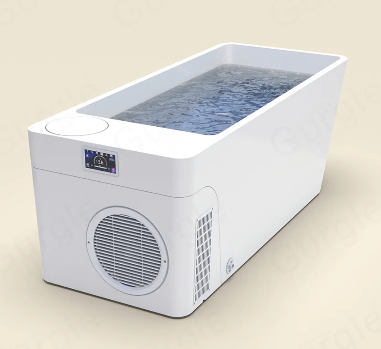 Acrylic All-In-One Plunge Pool with Integrated Chiller/Heater