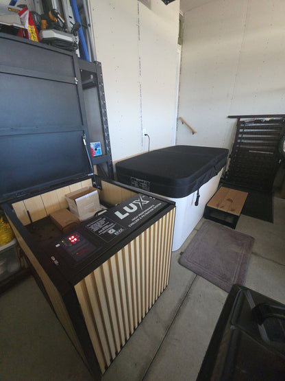 RevX Alic X Tub Cold Plunge + LUX High-Performance Chiller & Filtration System