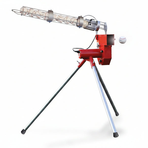 Heavy-Duty Baseball Pitching Machine with Automatic Ball Feeder