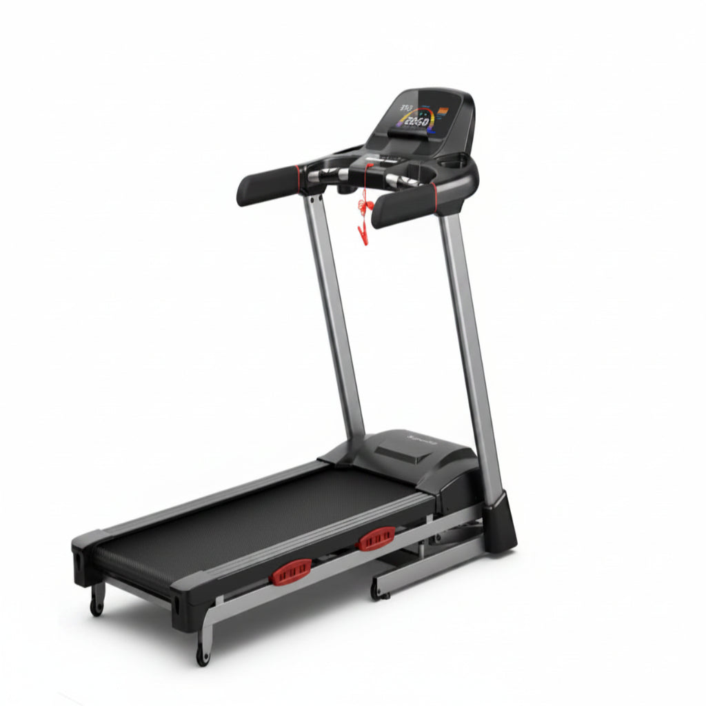 4.75 HP Folding Treadmill with Auto Incline and 20 Preset Programs