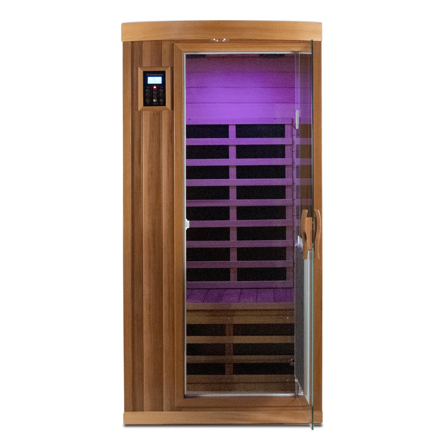 Low EMF 1-Person Far Infrared Red Cedar Deluxe Indoor Sauna Room