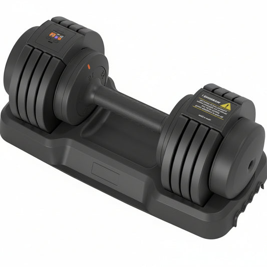 Smart Dumbbell Adjustable Weights with Speaking Display, like Having a Virtual Fitness Coach Inside, 5 in 1 Free Weight System, Perfect for Home Fitness Enthusiasts, for Men and Women 55LB