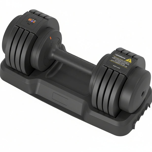 Smart Dumbbell Adjustable Weights with Speaking Display, like Having a Virtual Fitness Coach Inside, 5 in 1 Free Weight System, Perfect for Home Fitness Enthusiasts, for Men and Women 55LB