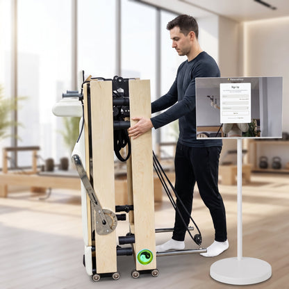 Janet Elite 2.0 – Foldable Pilates Reformer with Large Smart Screen (RE015)
