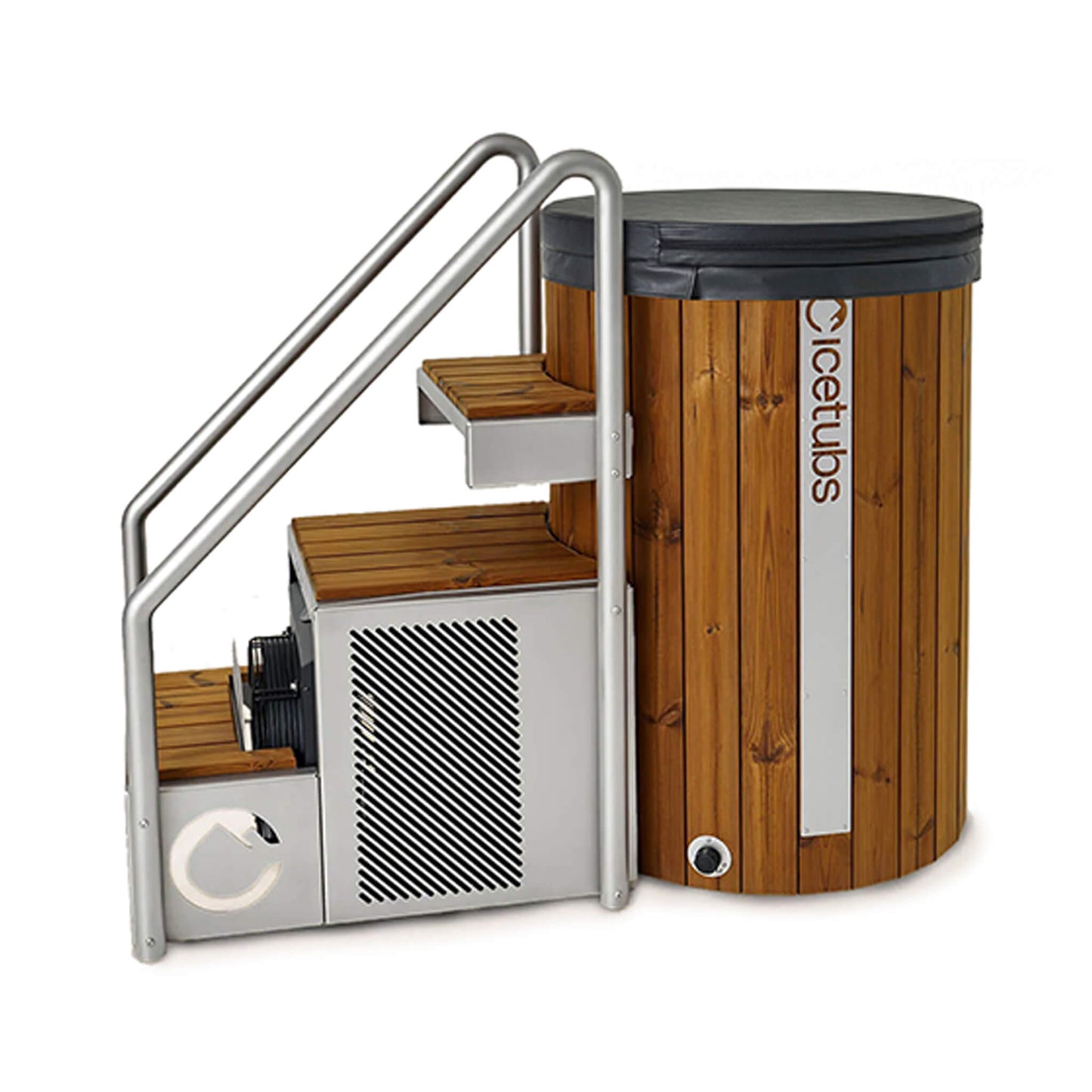 Icetubs IceBarrel Thermowood & Fiberglass Cold Plunge Immersion Tub (SAK68129)