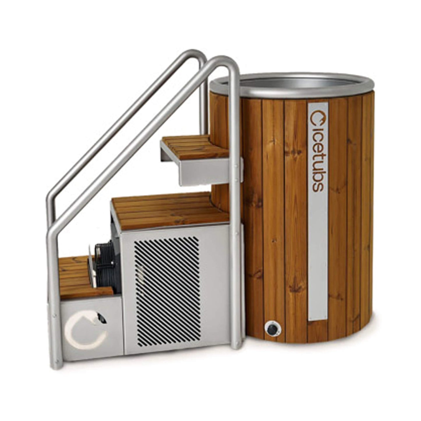 Icetubs IceBarrel Thermowood & Fiberglass Cold Plunge Immersion Tub (SAK68129)