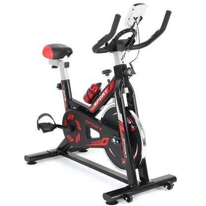 Indoor Spin Bike – Silent Belt-Driven Cycling Bike with Adjustable Resistance