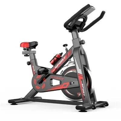 Indoor Spin Bike – Silent Belt-Driven Cycling Bike with Adjustable Resistance
