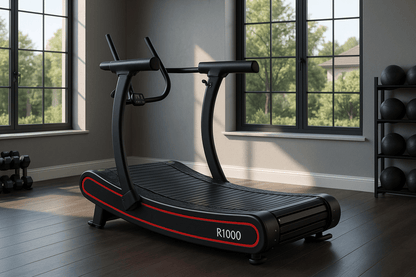 R1000 Curved Resistance Treadmill – Self-Powered, 8-Level Magnetic Resistance