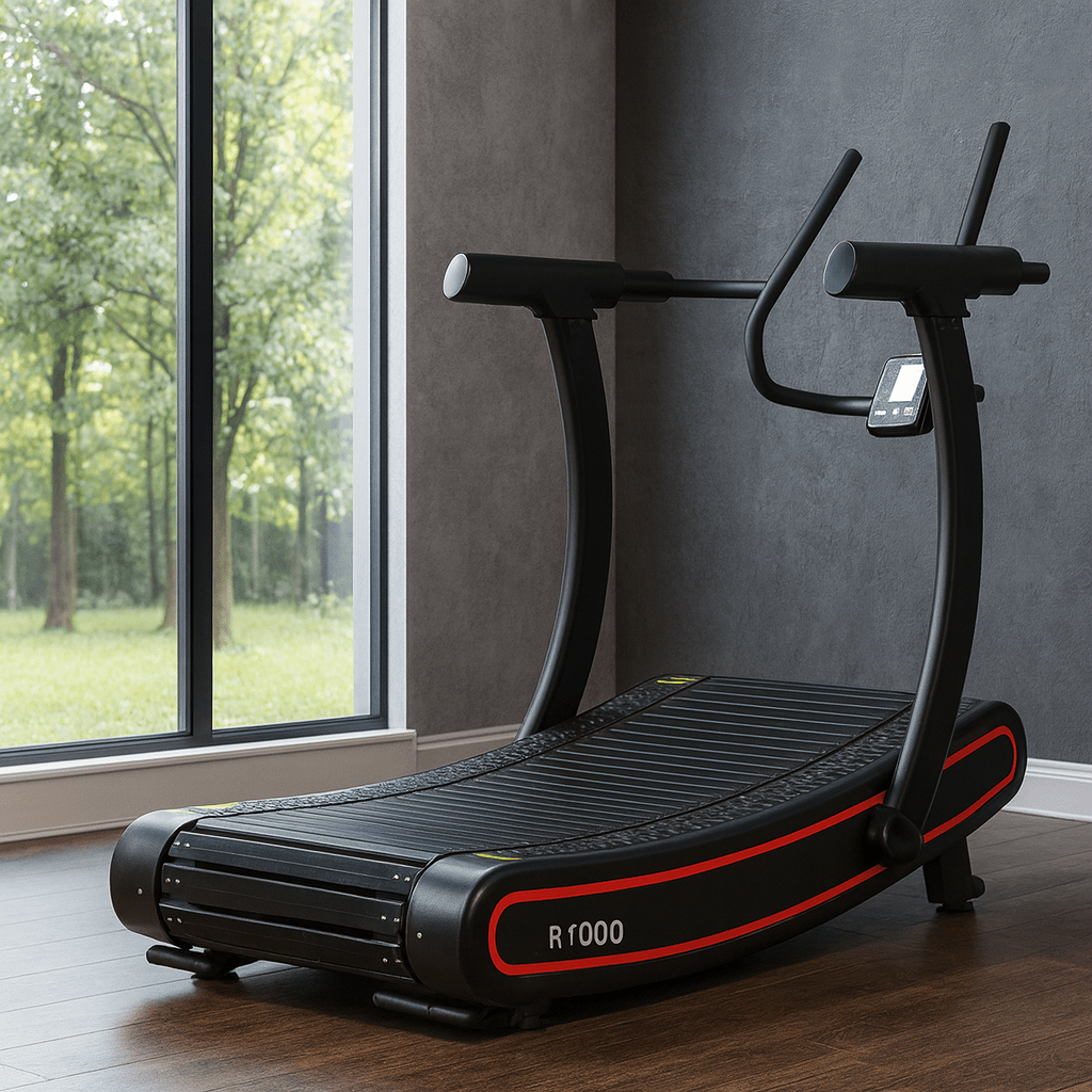 R1000 Curved Resistance Treadmill – Self-Powered, 8-Level Magnetic Resistance