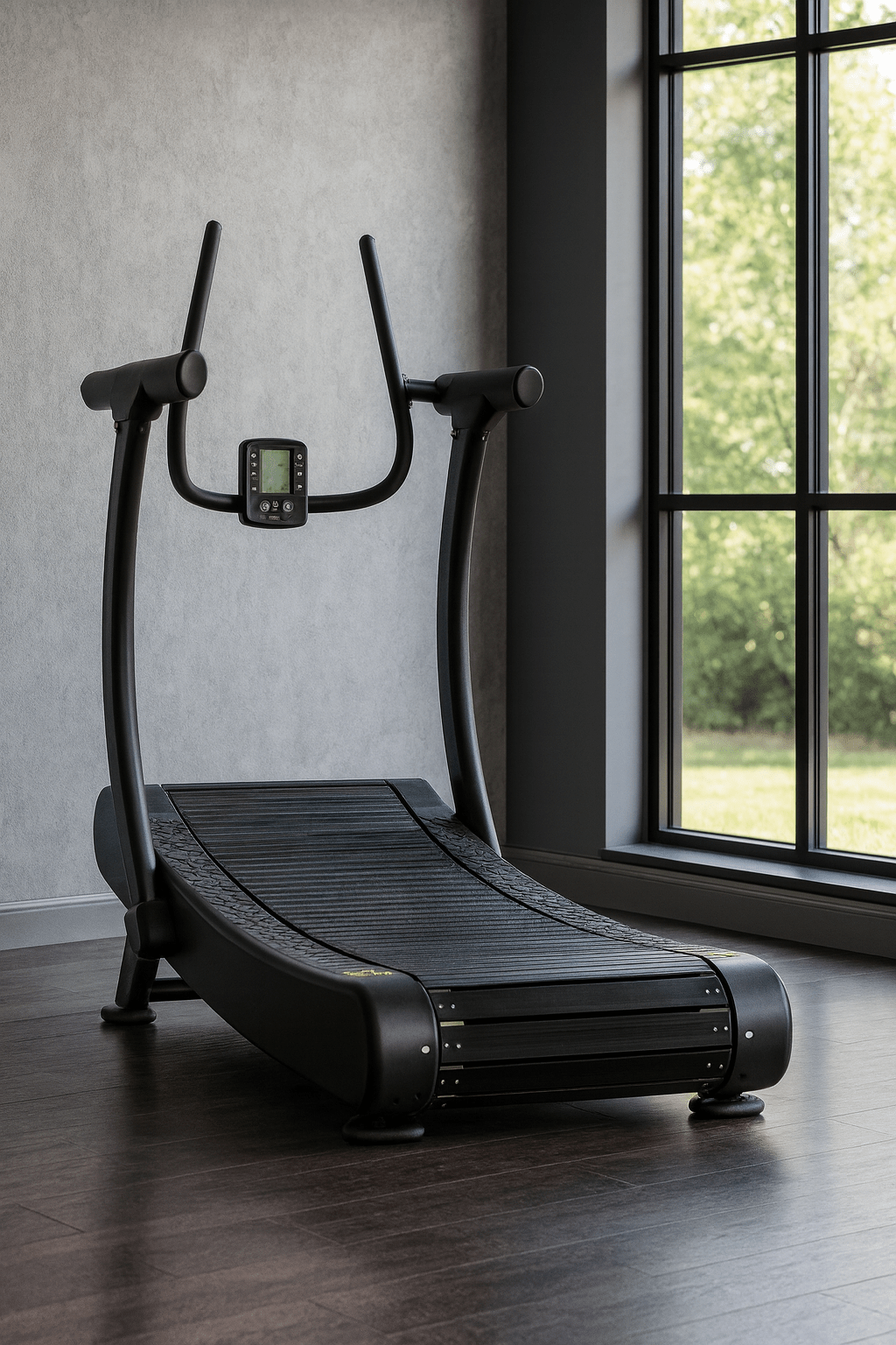R1000 Curved Resistance Treadmill – Self-Powered, 8-Level Magnetic Resistance