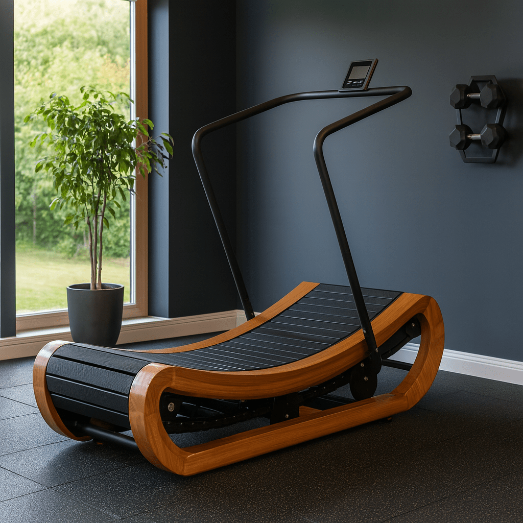 R2000 Solid Wood Curved Resistance Treadmill – Self-Powered Curve Trainer, Studio Collection