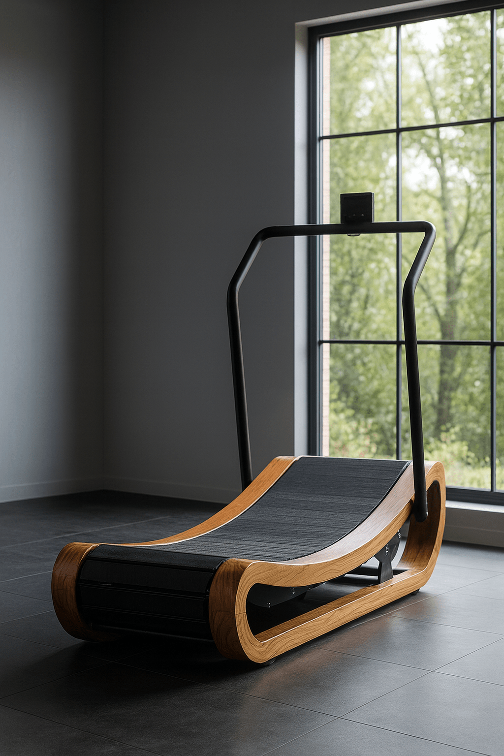 R2000 Solid Wood Curved Resistance Treadmill – Self-Powered Curve Trainer, Studio Collection