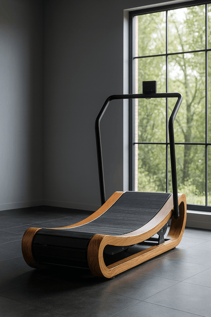 R2000 Solid Wood Curved Resistance Treadmill – Self-Powered Curve Trainer, Studio Collection