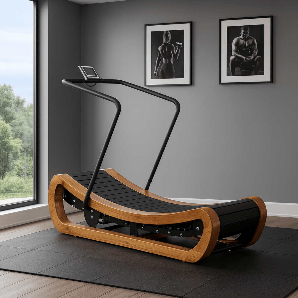 R2000 Solid Wood Curved Resistance Treadmill – Self-Powered Curve Trainer, Studio Collection