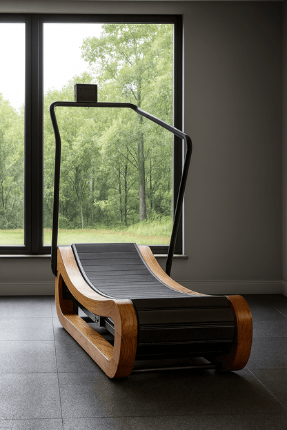 R2000 Solid Wood Curved Resistance Treadmill – Self-Powered Curve Trainer, Studio Collection