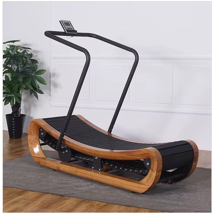 R2000 Solid Wood Curved Resistance Treadmill – Self-Powered Curve Trainer, Studio Collection