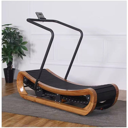 R2000 Solid Wood Curved Resistance Treadmill – Self-Powered Curve Trainer, Studio Collection
