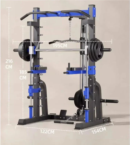Smith Machine Gantry with Squat Rack – Multi-Functional Comprehensive Trainer