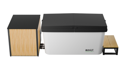 RevX Alic X Tub Cold Plunge + LUX High-Performance Chiller & Filtration System