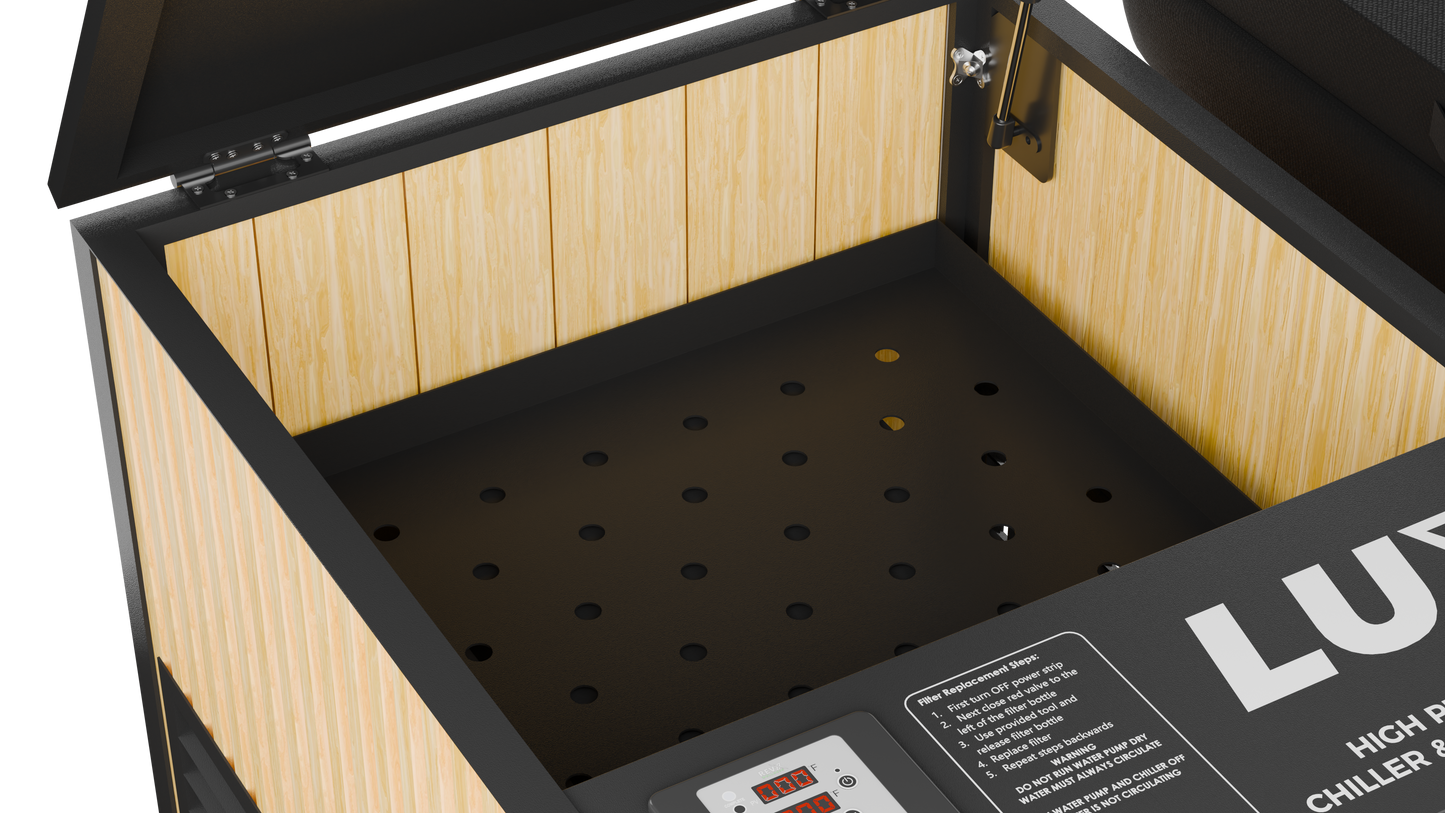 RevX Alic X Tub Cold Plunge + LUX High-Performance Chiller & Filtration System